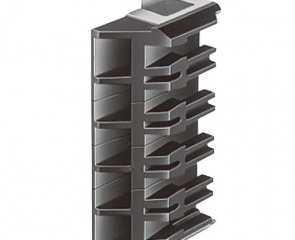 Nắp Che Đầu Ray Hướng Dẫn (Nghiêng về sau 45 độ).